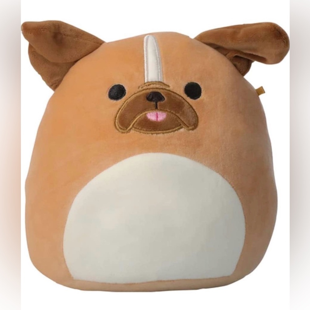 Squishmallows Kellytoy 2022 7'' Winter Squad Bulldog
